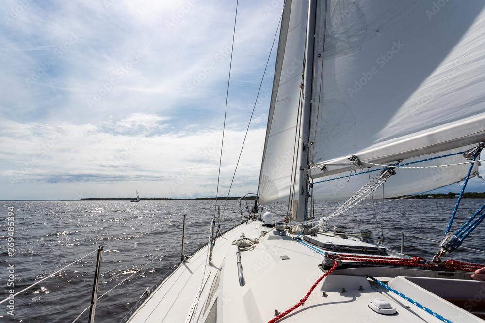 Sailing on the Neuse River in Oriental Sailing on the Neuse River in Oriental