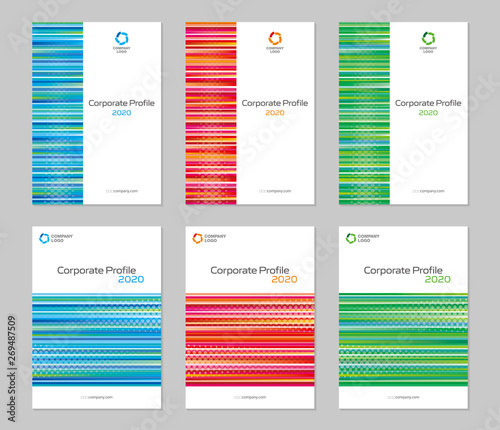 Corporate Profile Cover Design / A4 Template 