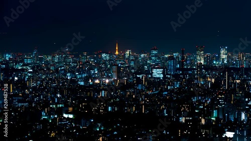 Wallpaper Mural 東京夜景・タイムラプス Torontodigital.ca