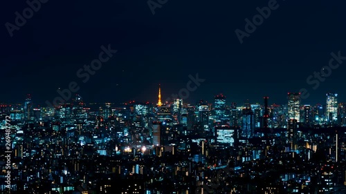 Wallpaper Mural 東京夜景・タイムラプス Torontodigital.ca