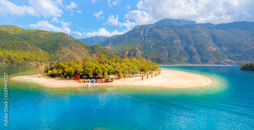 Oludeniz Beach And Blue Lagoon  Oludeniz beach is best beaches in Turkey - Fethiye  Turkey