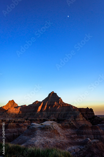 The Badlands in South Dakota