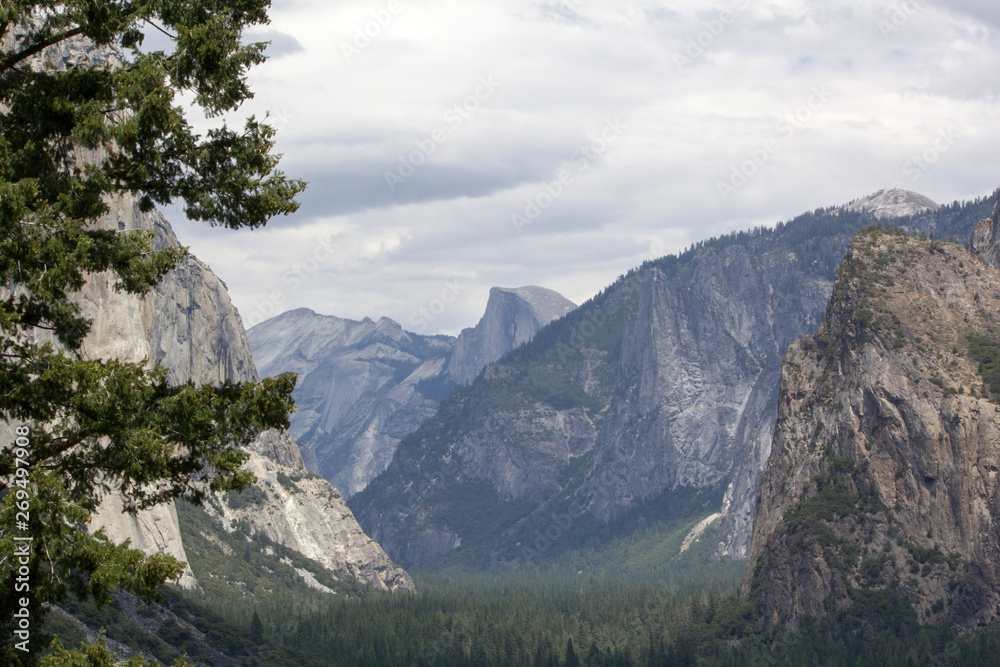 mountain landscape in california