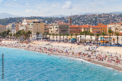 Promenade des Anglais. Nice. French Riviera photo