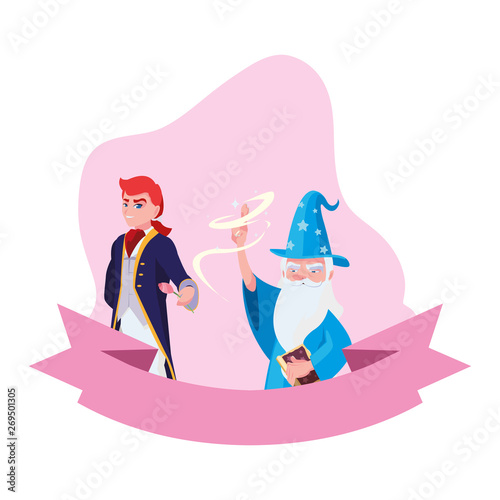 prince charming and wizard of tales characters
