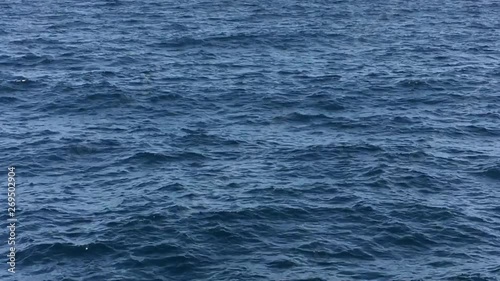 sea water background with blue waves and waves