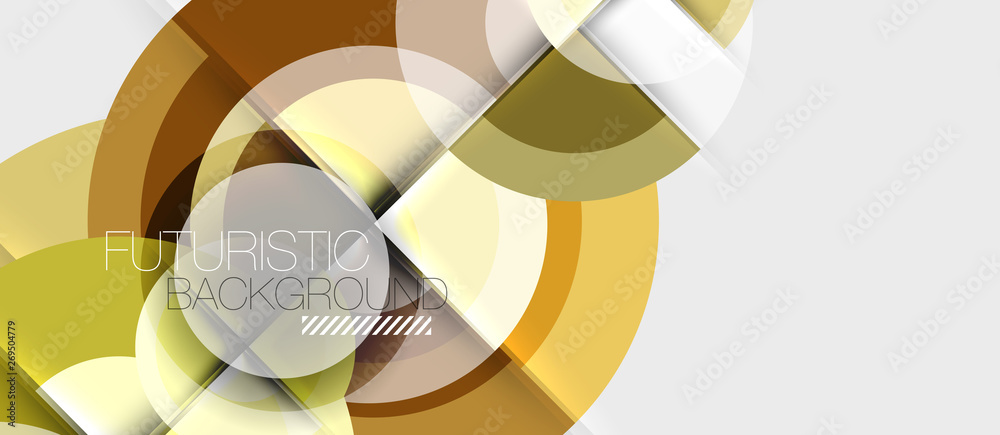 Geometric design abstract background - circles Geometric design abstract background - circles