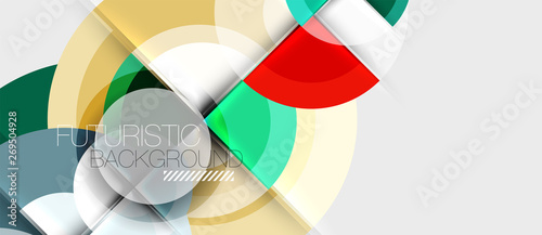 Circular geometrical design template