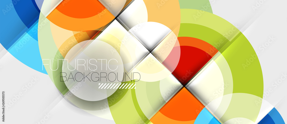 Circular geometrical design template Circular geometrical design template