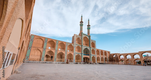 The Amir Chakhmaq Complex is a prominent structure in Yazd - IRAN photo
