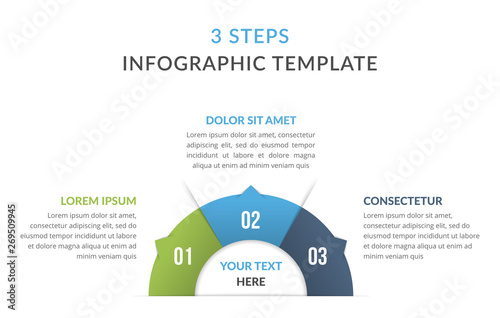 Infographic Template with Three Elements