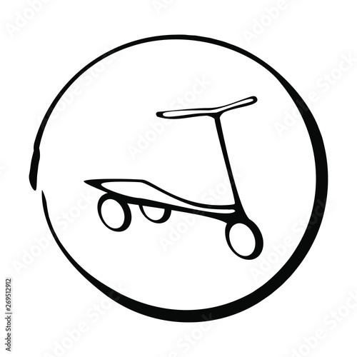 vector illustration of a icon
