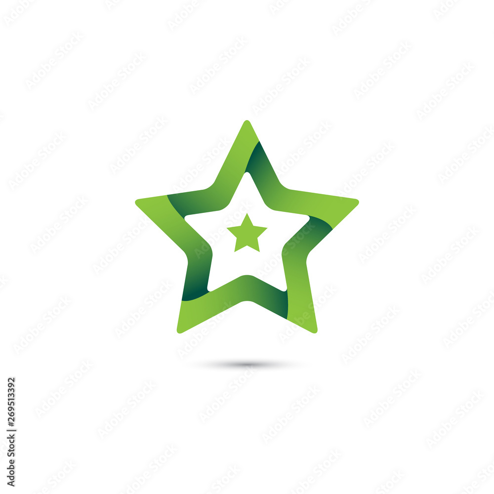 Star logo vector template. Design for banner, greeting cards or print. Star logo vector template. Design for banner, greeting cards or print.