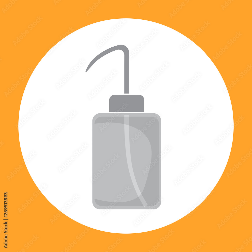 illustration of icon of water bottle on square internet button illustration of icon of water bottle on square internet button
