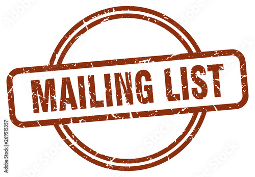 mailing list stamp