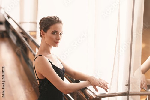 Beautiful young ballerina i...
