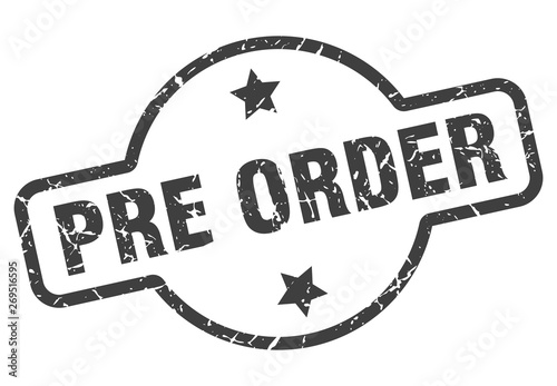 pre order sign