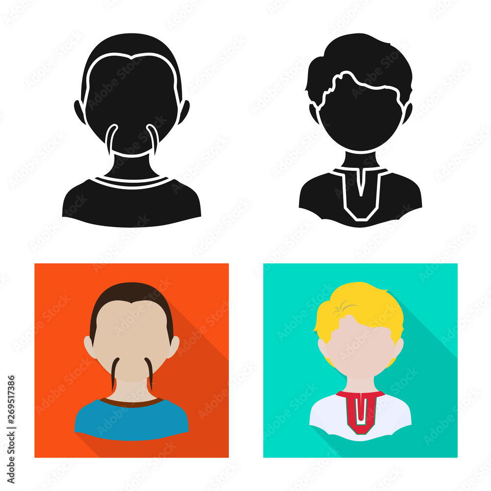 Vector design of imitator and resident symbol. Set of imitator and culture stock symbol for web. Vector design of imitator and resident symbol. Set of imitator and culture stock symbol for web.