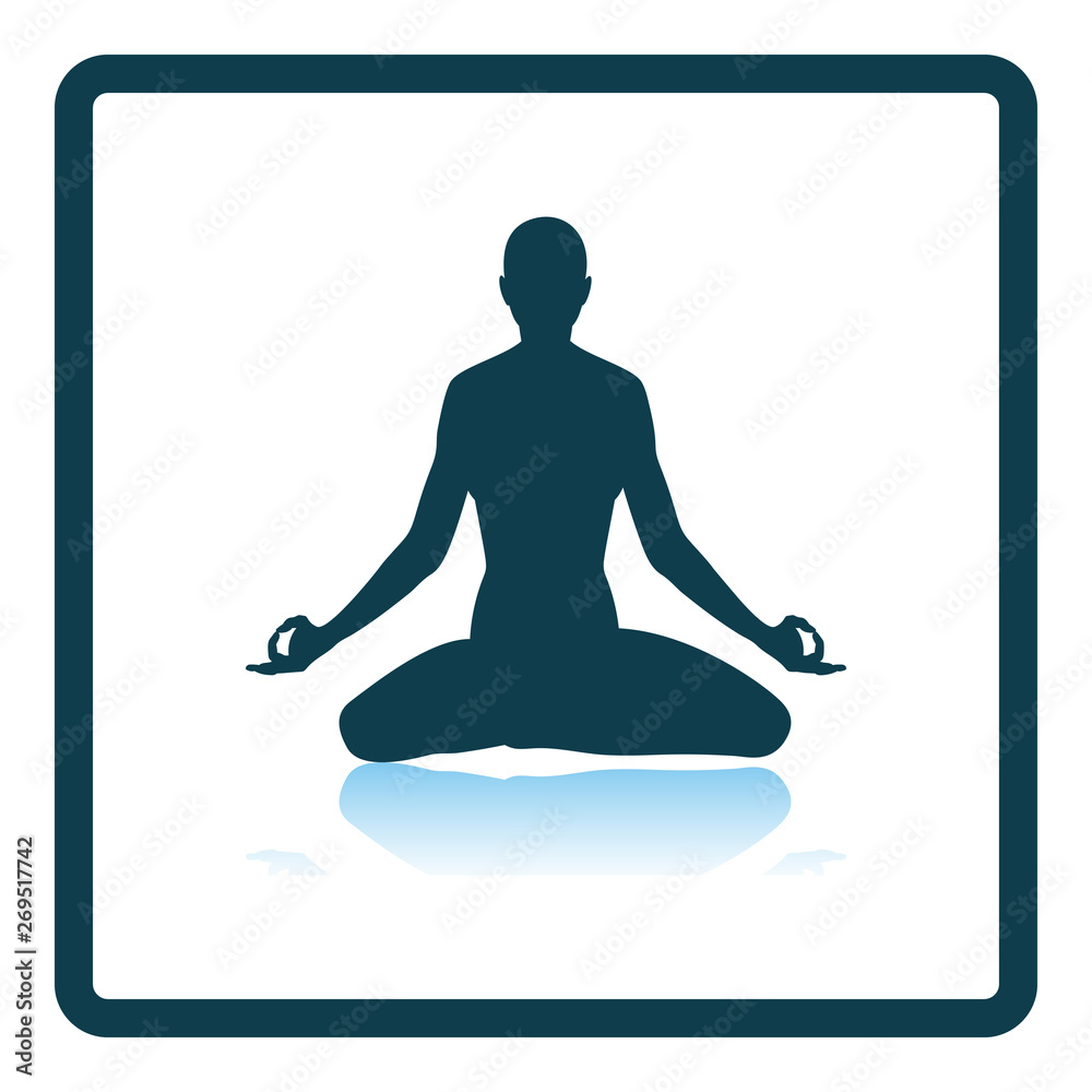 Lotus Pose Icon Lotus Pose Icon