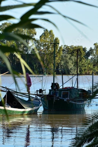LAS BARCAS DE PESCA EN CORIA DEL RIO(Sevilla)