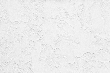 The pattern of painted plaster walls is white texture and background