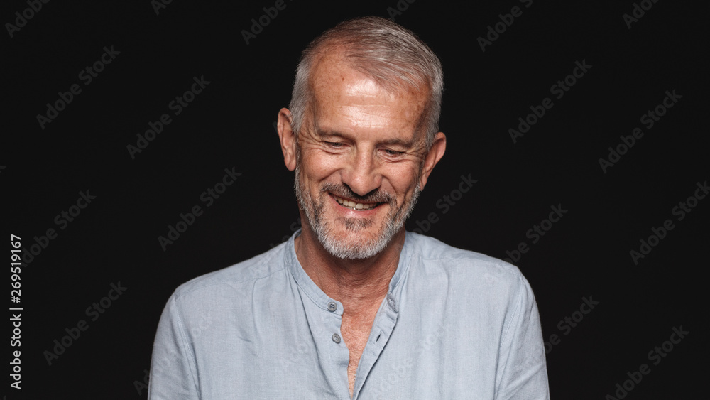 Portrait of a smiling senior man Portrait of a smiling senior man