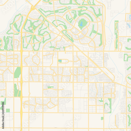 Empty vector map of Surprise  Arizona  USA