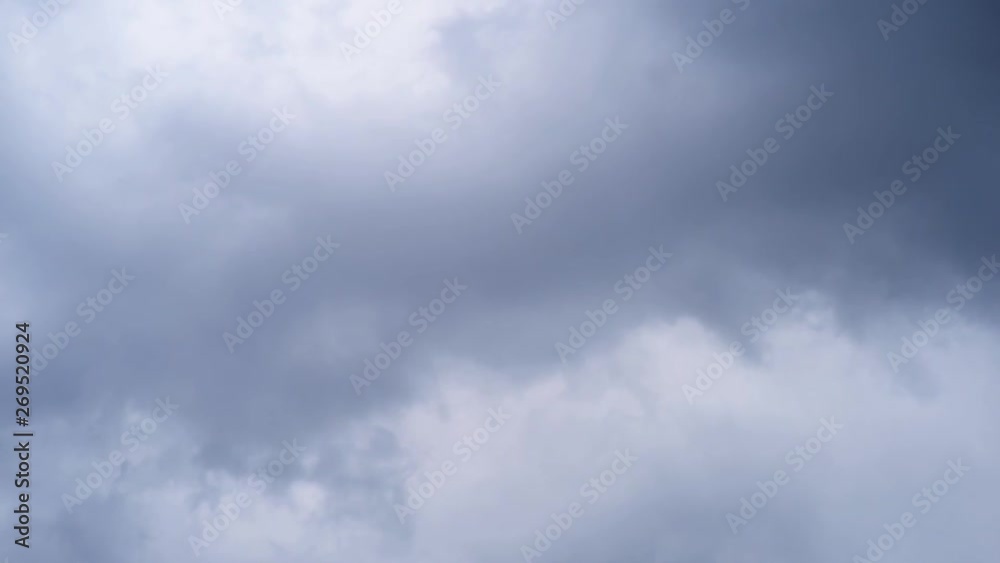 Heavy dark clouds full of rain water before the storm timelapse Heavy dark clouds full of rain water before the storm timelapse