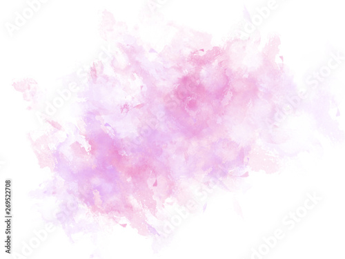 Abstract beautiful Colorful shape watercolor illustration painting background and texture backdrop..