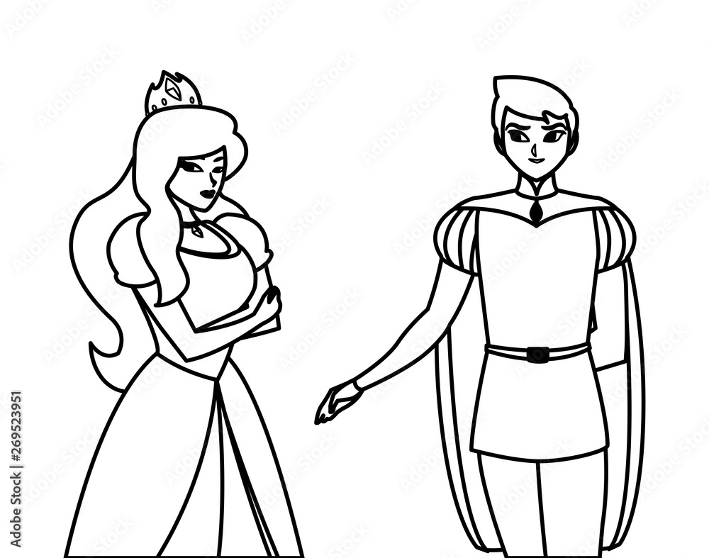 prince charming and princess of tales characters prince charming and princess of tales characters
