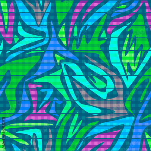 Seamless graffiti abstract pattern