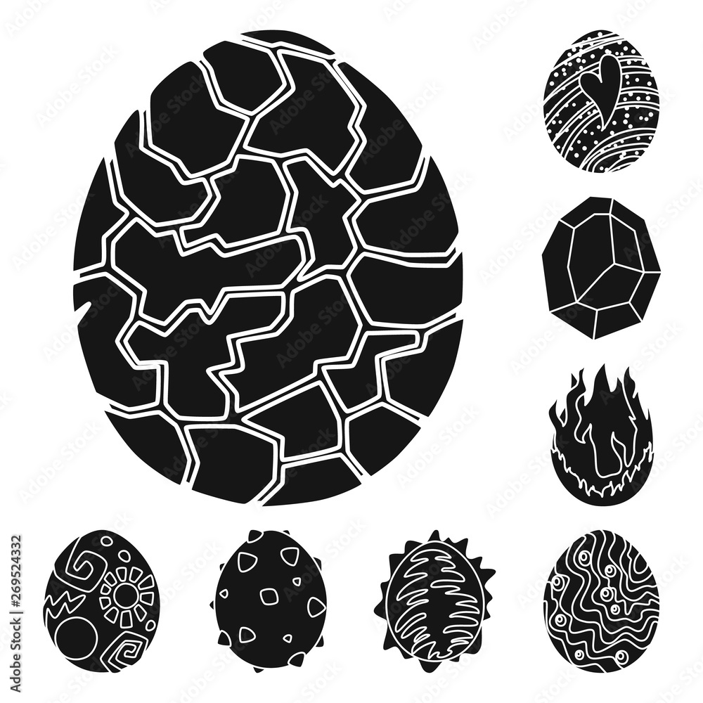 Vector design of fantastic and cute  logo. Set of fantastic and magic  stock symbol for web.