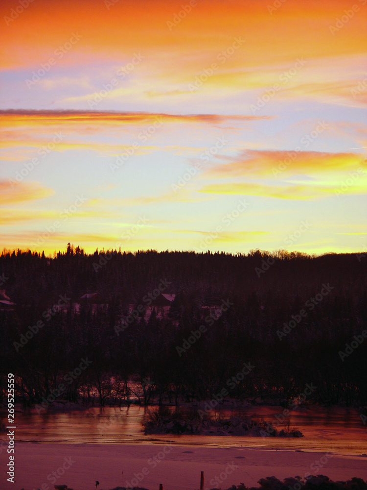 Obraz premium Sunset in Vermont