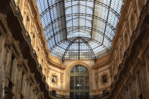 Particolare della Galleria Vittorio Emanuele a Milano