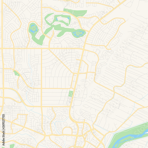 Empty vector map of Rio Rancho, New Mexico, USA