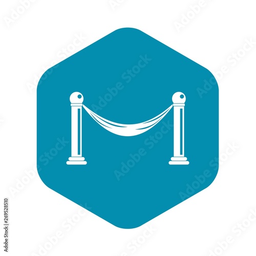 Barrier icon. Simple illustration of barrier vector icon for web