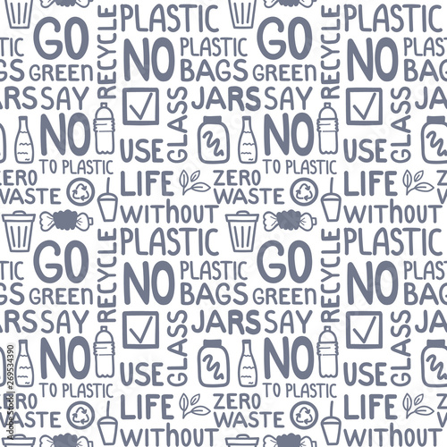 Go green pattern on white background