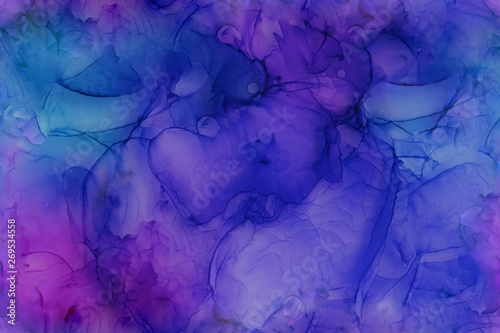 Seamless abstract illustration based on alcohol ink and acrylic paint © SIARHEI