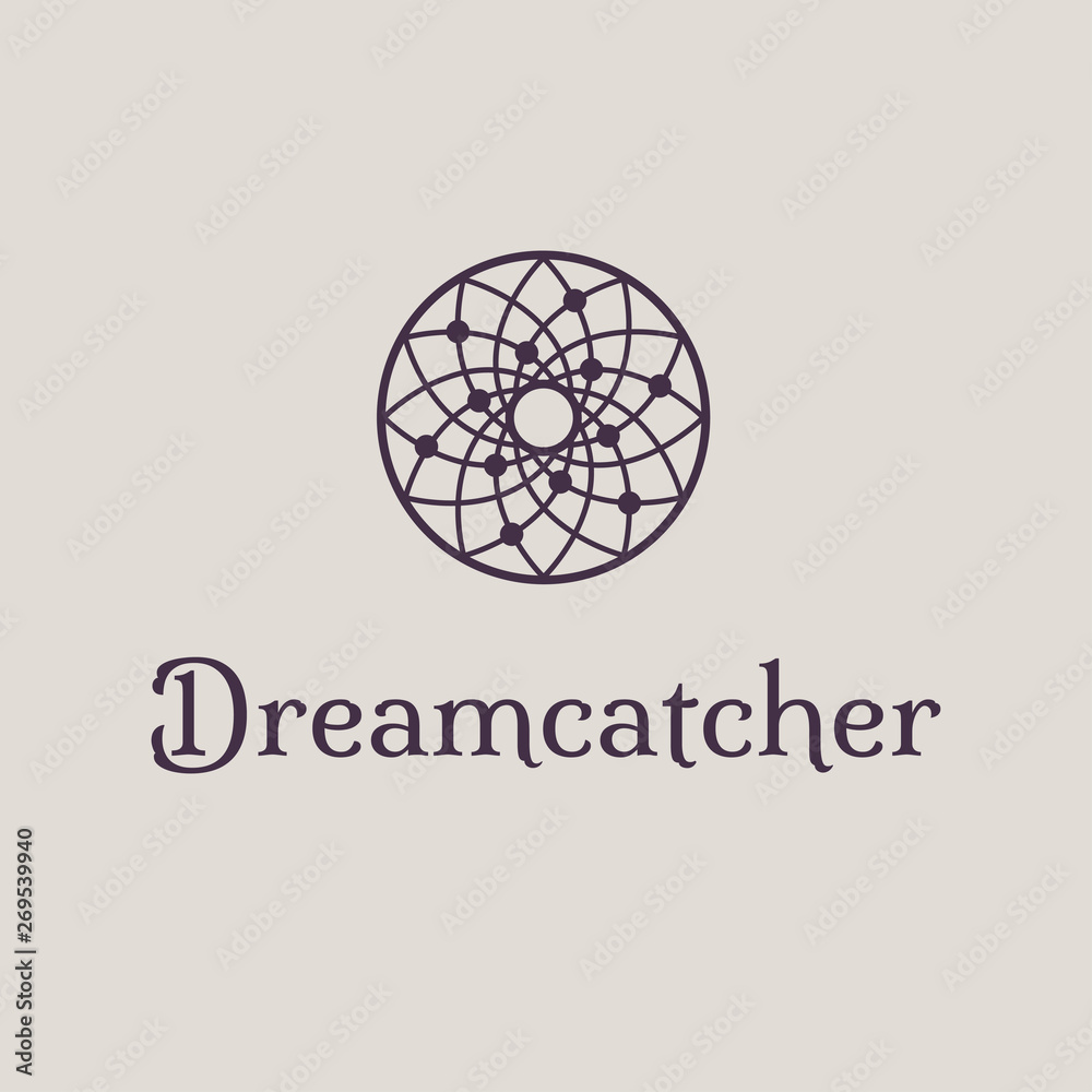 Dreamcatcher logo vector