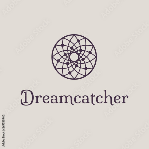 Dreamcatcher logo vector photo