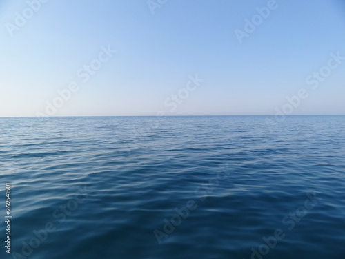 only sea and sky background