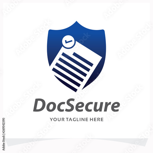 Document Secure Logo Design Template
