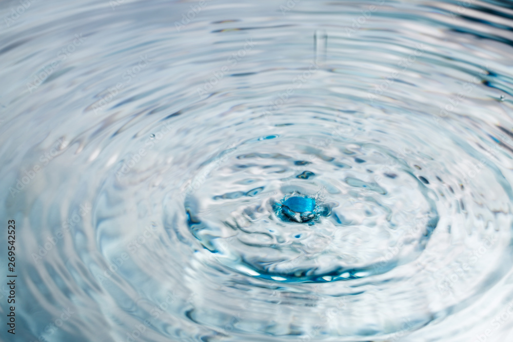 Water drop or water ripples. Waves of rippling water. Water drop or water ripples. Waves of rippling water.