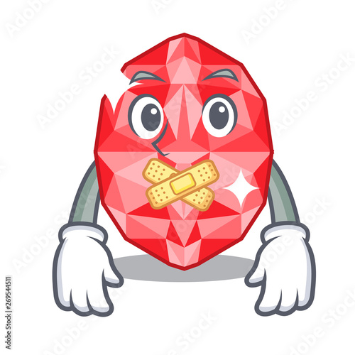 Silent ruby gems in the mascot shape