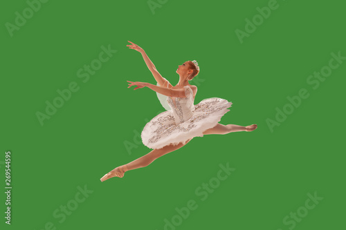 Ballet on green screen