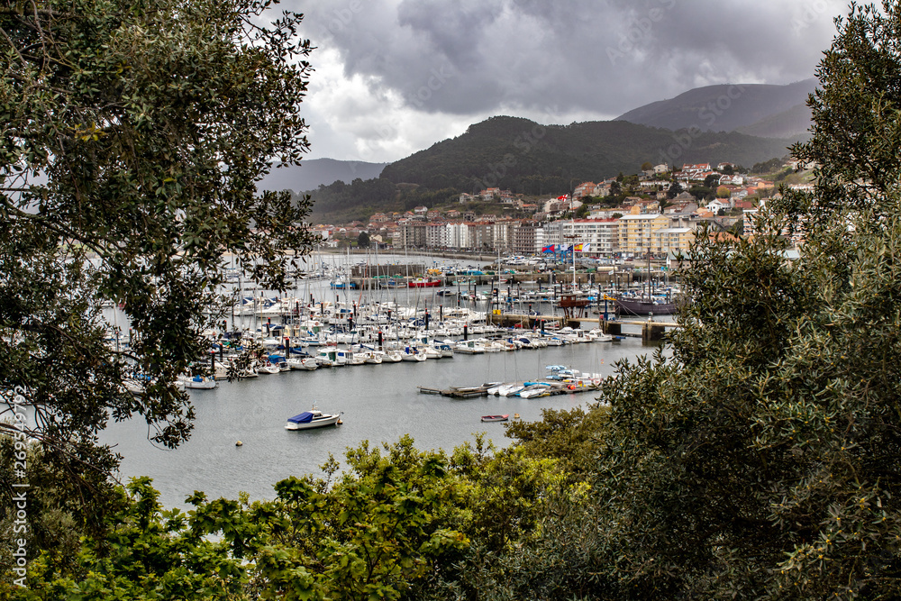 view of the bay of baiona