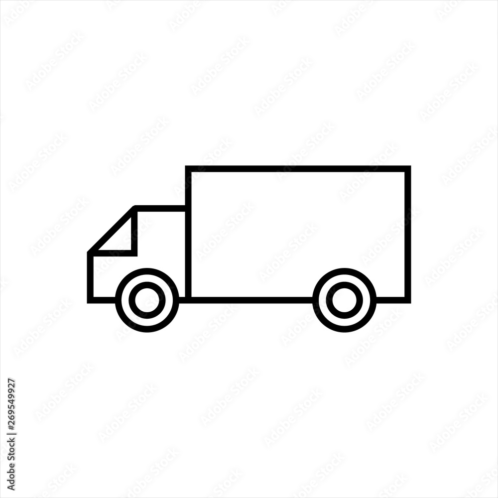 delivery truck icon vector delivery truck icon vector