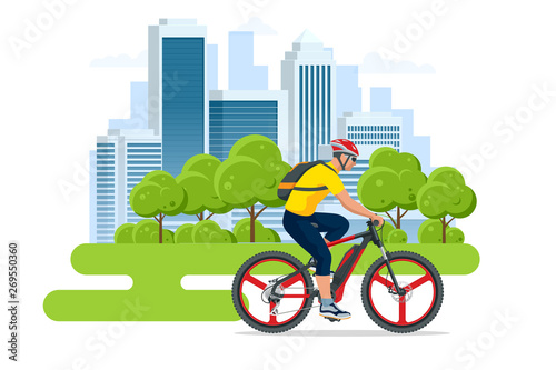 Mobile application on the phone for renting a bike in the city. EV bike station. City Life with Eco Transportation. Healthy Lifestyle.