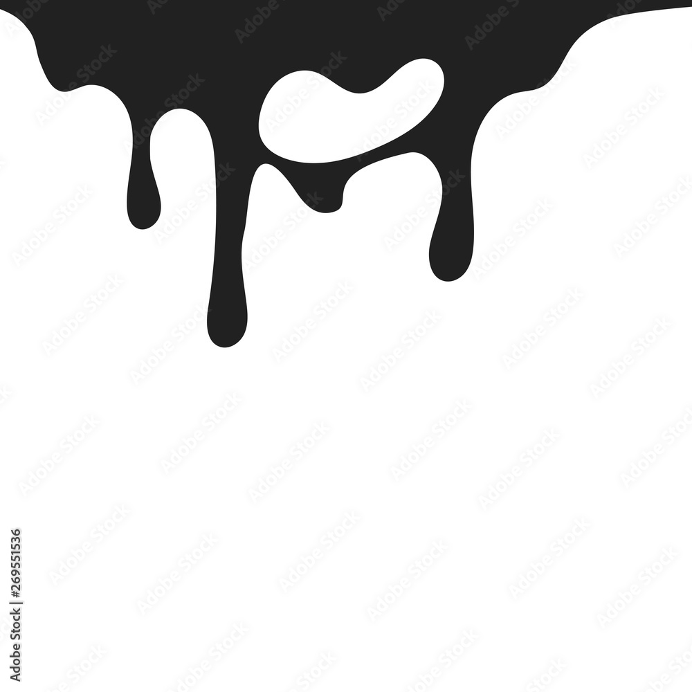 Hand drawn paint splatter background. Liquid drip. Melting ink drops. Vector isolated grunge stain. Hand drawn paint splatter background. Liquid drip. Melting ink drops. Vector isolated grunge stain.