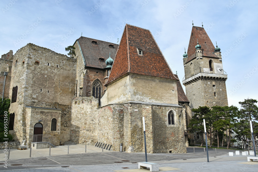 Old castle of Kreuzenstein in Austria